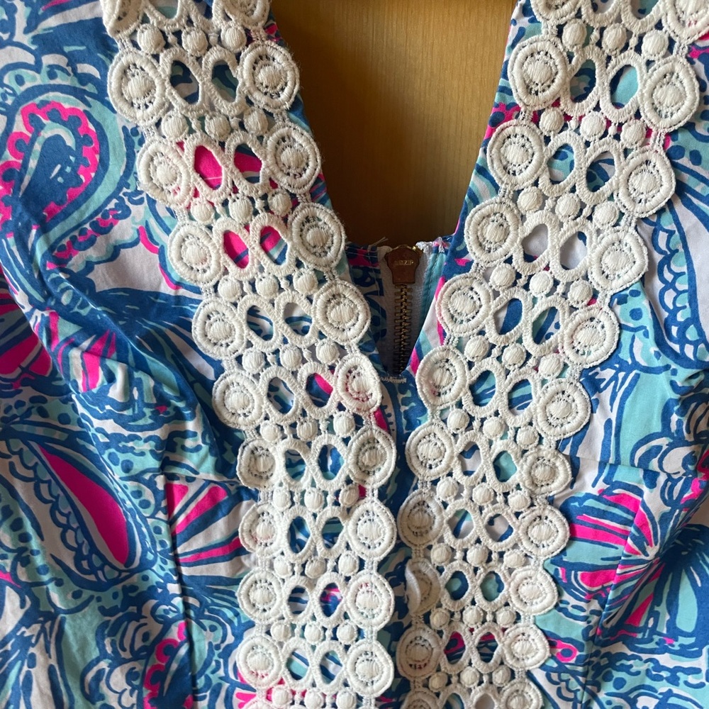 Lilly Pulitzer for Target Shift Dress - My Fans- Size 4 NWT - Picture 3 of 6